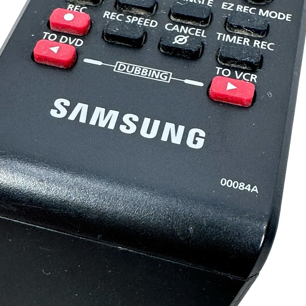 Samsung 00084A Remote Control for TV DVD VCR Black OEM Genuine Original Tested